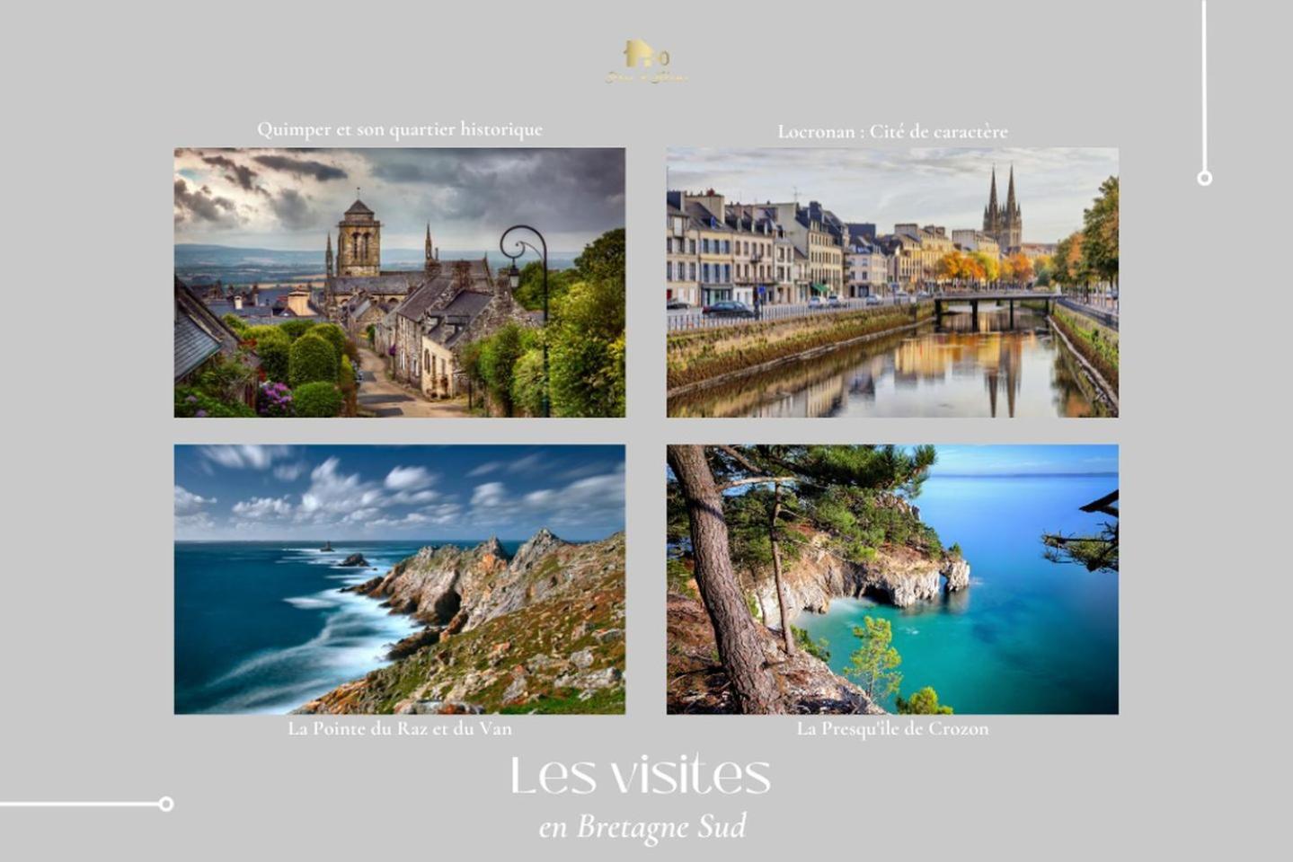 La Maison Bleue,Authenticite, Nature, Simplicite, 2-5 Personnes, Moelan Sur Mer Luaran gambar