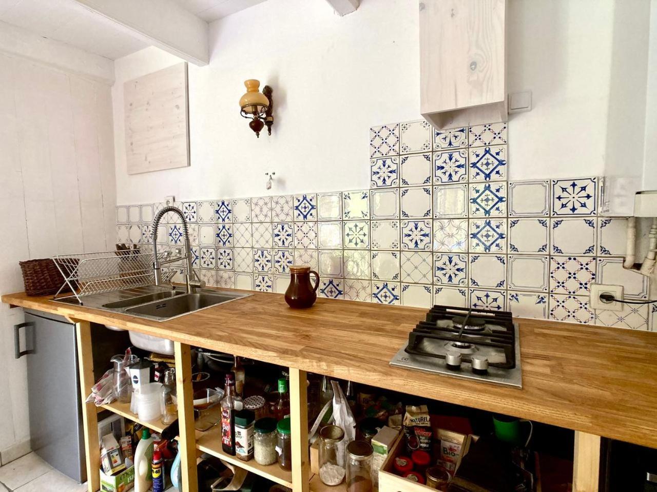 La Maison Bleue,Authenticite, Nature, Simplicite, 2-5 Personnes, Moelan Sur Mer Luaran gambar